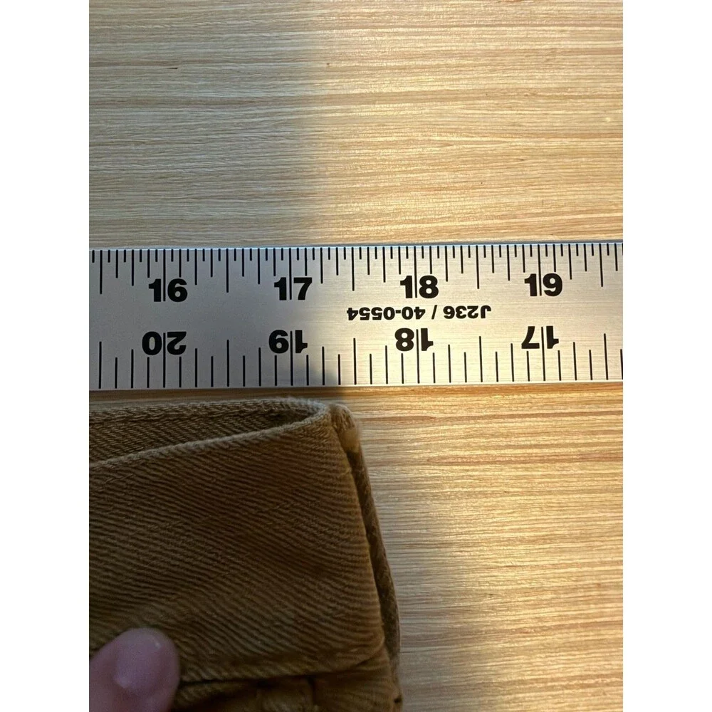 J.Crew The Sutton Pants Mens 34x34 Tan Brown 5 Pocket Straight Casual